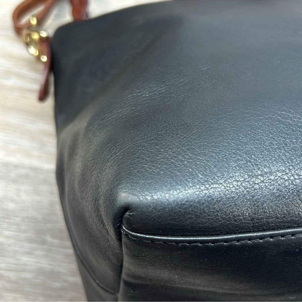 Dooney and Bourke Genuine Florentine Vacchetta Leather Satchel in GUC! - Picture 9 of 15